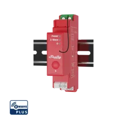 Shelly Wave 1PM, spínací modul na DIN lištu, měření spotřeby, Z-Wave