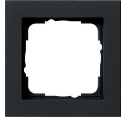 Rámeček 55x55 mm 1násobný, matná černá