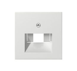 Krytka pro LAN zásuvku, lesklá bílá