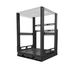 Strong Výjezdný a otočný rack do nábytku, 14U