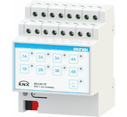 Modul 8 bezpotenciálových vstupů (z toho až 4 NTC s funkcí termostatu), 4M