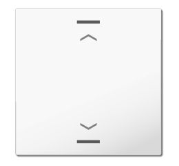 MDT hmatník pro KNX 1tlačítko 63, studiová lesklá bílá, žaluzie