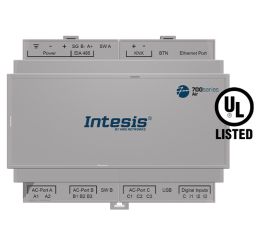 Intesis multi-brand AC interface with KNX, Serial and IP support - 128 units