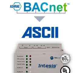 BACnet IP & MS/TP Client to ASCII IP & Serial Server Gateway - 3000 points
