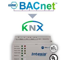 BACnet IP & MS/TP Client to KNX TP Gateway - 250 points