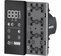 Termostat ER2, měření teploty, indikační LED modrá/zelená, verze NF