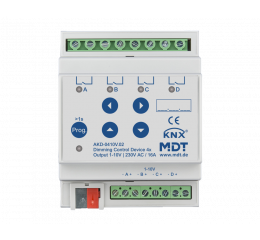 Stmívací aktor 4násobný, 4M, řízení 1-10V včetně RGBW