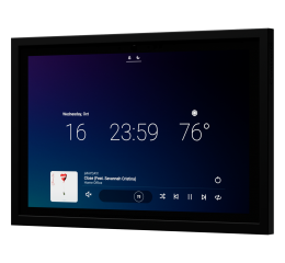 Control4 8" dotykový panel řady T5 do zdi, černý