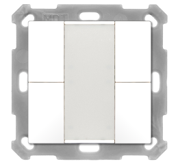 KNX 4tlačítko, matná bílá
