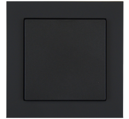 KNX 2tlačítko 55x55 mm, matná černá