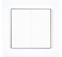 KNX 4tlačítko 55x55 mm, bílá
