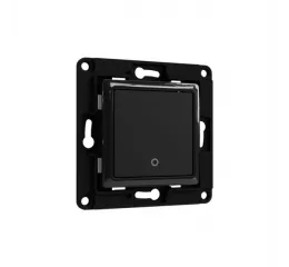 Shelly WS1, 1tlačítkový spínač, bez rámečku, černý