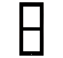 Control4 2 Module Surface Mount Frame (Black)