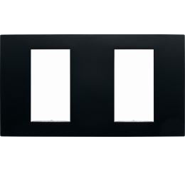 Dvojitý rámeček v designu Contemporary, matná černá