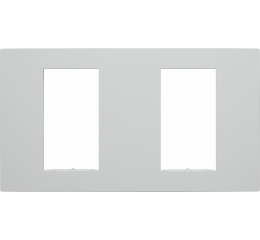 Dvojitý rámeček v designu Contemporary, matná bílá