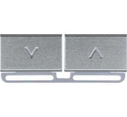 Náhradní tlačítka nahoru/dolů, 5 ks, matná stříbrná