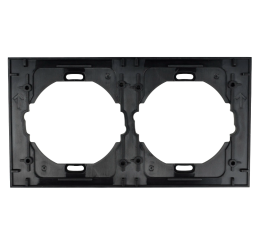 Dvojitý Trim Ring, balení 5 ks, matná černá