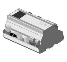 KNX server thinknx CompactDIN, montáž na DIN lištu