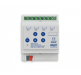 Spínací aktor AMS 4násobný, 4M, 16A, 230VAC, standard, 140μF, měření