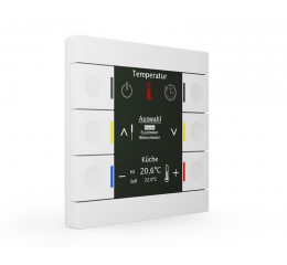 Ovládací panel Smart 86 s barevným displejem, plast, bílý