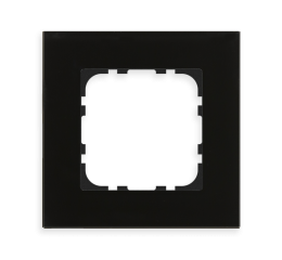 MDT skleněný rámeček 1násobný, 55x55 mm, černý