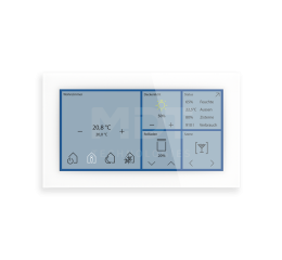 KNX Glass Touch Smart 6", bílý