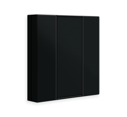 KNX 2tlačítko, matná černá