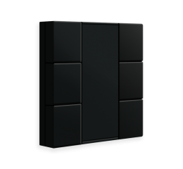 KNX 6tlačítko, matná černá