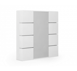 KNX 8tlačítko, matná bílá
