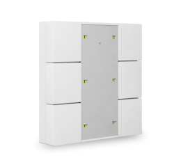 KNX 6tlačítko Plus, měření teploty, matná bílá