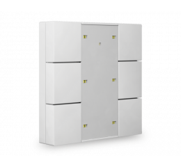 KNX 6tlačítko Plus, lesklá bílá