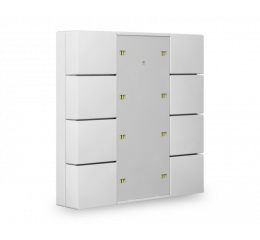 KNX 8tlačítko Plus, lesklá bílá