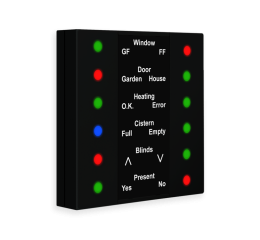 KNX LED indikátor, matná černá