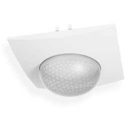 KNX čidlo přítomnosti 360°, 3 Pyro, měření jasu, matná bílá