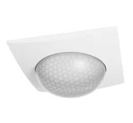 KNX čidlo přítomnosti 360°, 3 Pyro, regulace na konstantní osvit, matná bílá