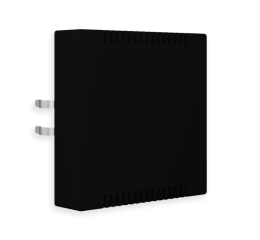 KNX čidlo teploty vč. regulátoru, 55x55 mm, matná černá