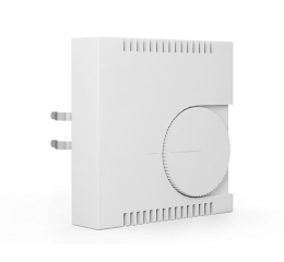 KNX termostat otočné kolečko, 55x55 mm, matná bílá