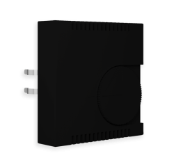 KNX termostat otočné kolečko, 55x55 mm, matná černá