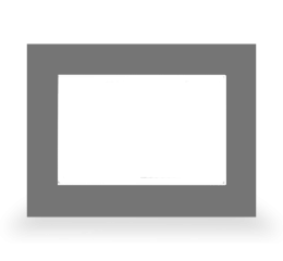 MDT rámeček, imitace broušené ocely - pro 10" dotykové panely