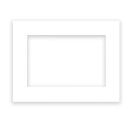 MDT skleněný rámeček, bílý - pro 10" dotykové panely