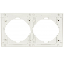 Dvojitý Trim Ring, balení 5 ks, matná bílá