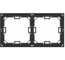 Montážní adaptér pro dvojité desky typu NF, černý