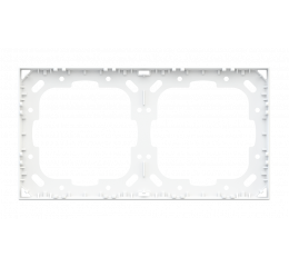 Montážní adaptér pro dvojité desky typu NF, bílý