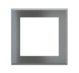 Square magnetic plate (60x60 mm window) ERA serie Metal Quantum Carbon