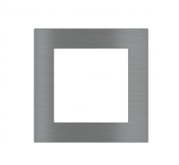 Deep kovový rámeček, otvor 55x55 mm, provedení Titanium (GBS)