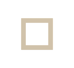 Deep Fenix rámeček, otvor 60x60 mm, provedení Beige Luxor