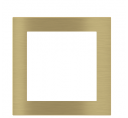 Deep kovový rámeček, otvor 60x60 mm, provedení Brass (GBB)