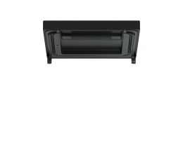 Kovová čtvercová deska pro vodotěsný kryt lakovaná v barvě Black