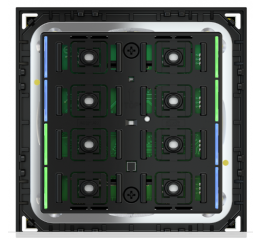 Vypínač řady 71, měření teploty, LED modrá/zelená