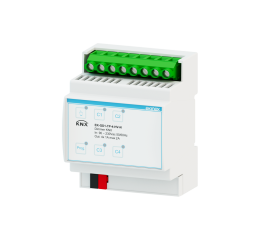 KNX stmívač 90–230V AC 4 kanály, společný neutrál, na DIN lištu